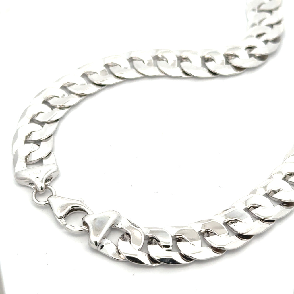 Stříbrný pánský masivní řetízek PANCR 11,4mm