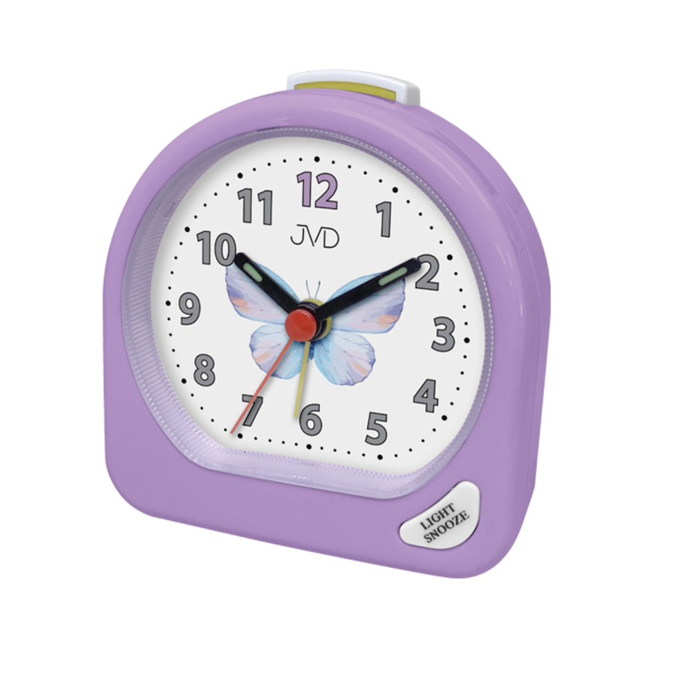 Budík JVD SR672.9 fialová