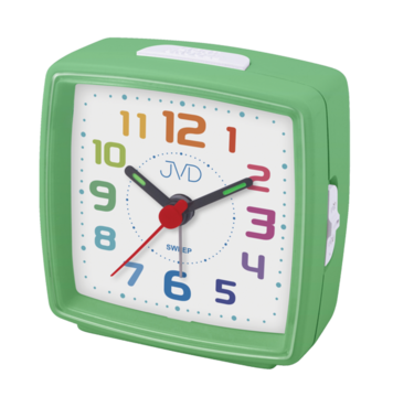 Budík JVD SRP2811.5 zelený