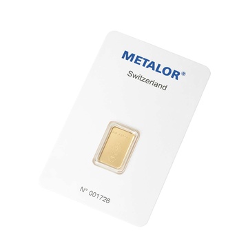 2g Investiční zlatý slitek | Metalor