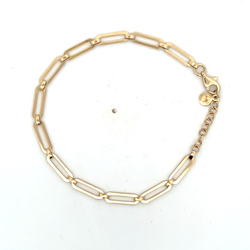 Žluté zlato náramek očka 16,5+2cm