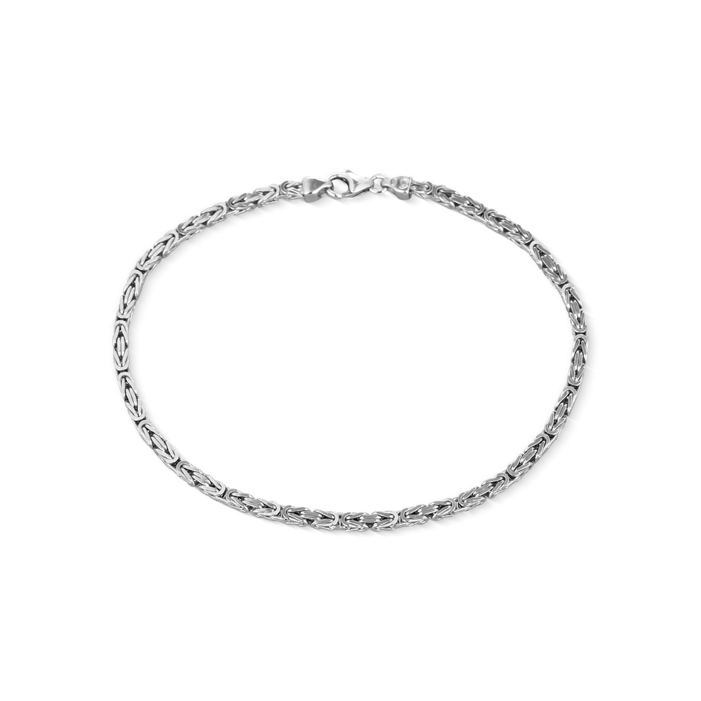 Stříbrný náramek královský 21cm