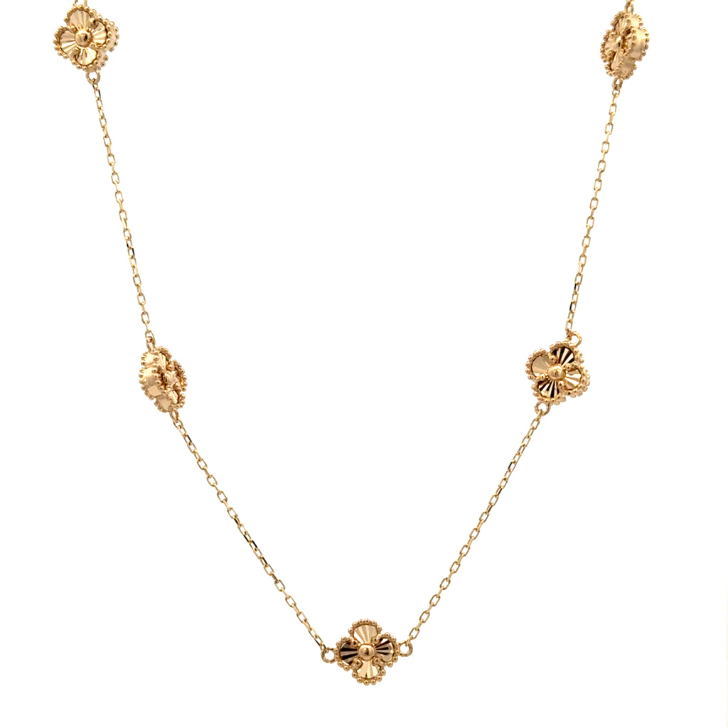 Žluté zlato řetízek VC 42+5cm