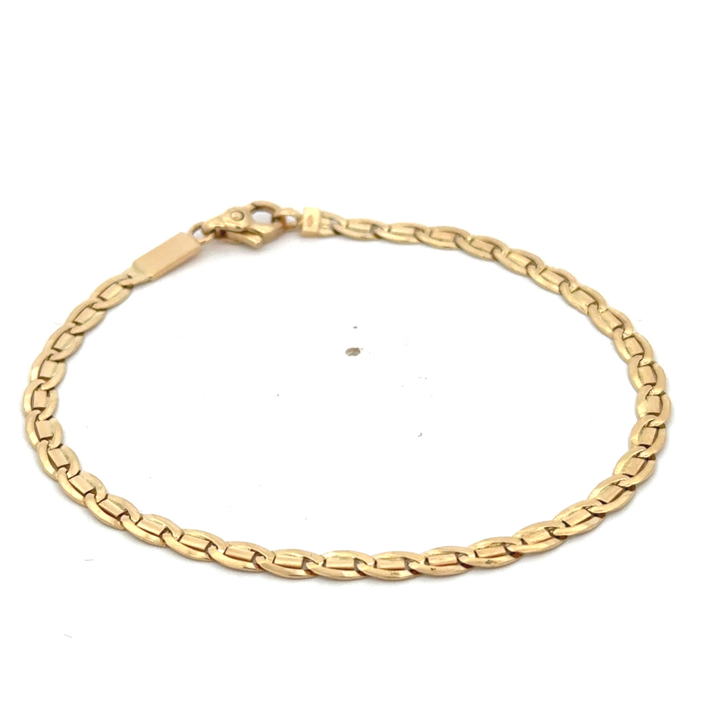 Žluté zlato náramek