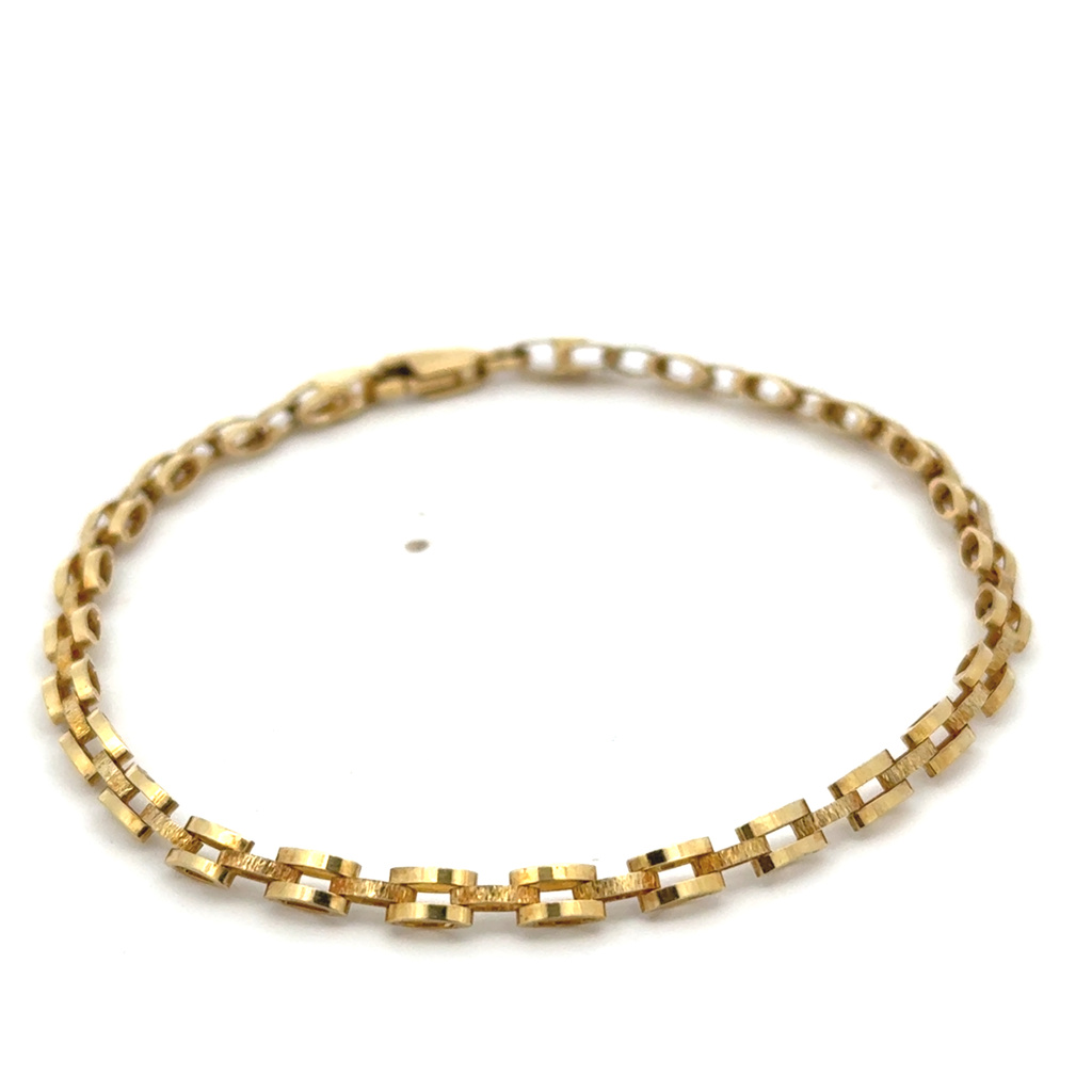 Žluté zlato náramek