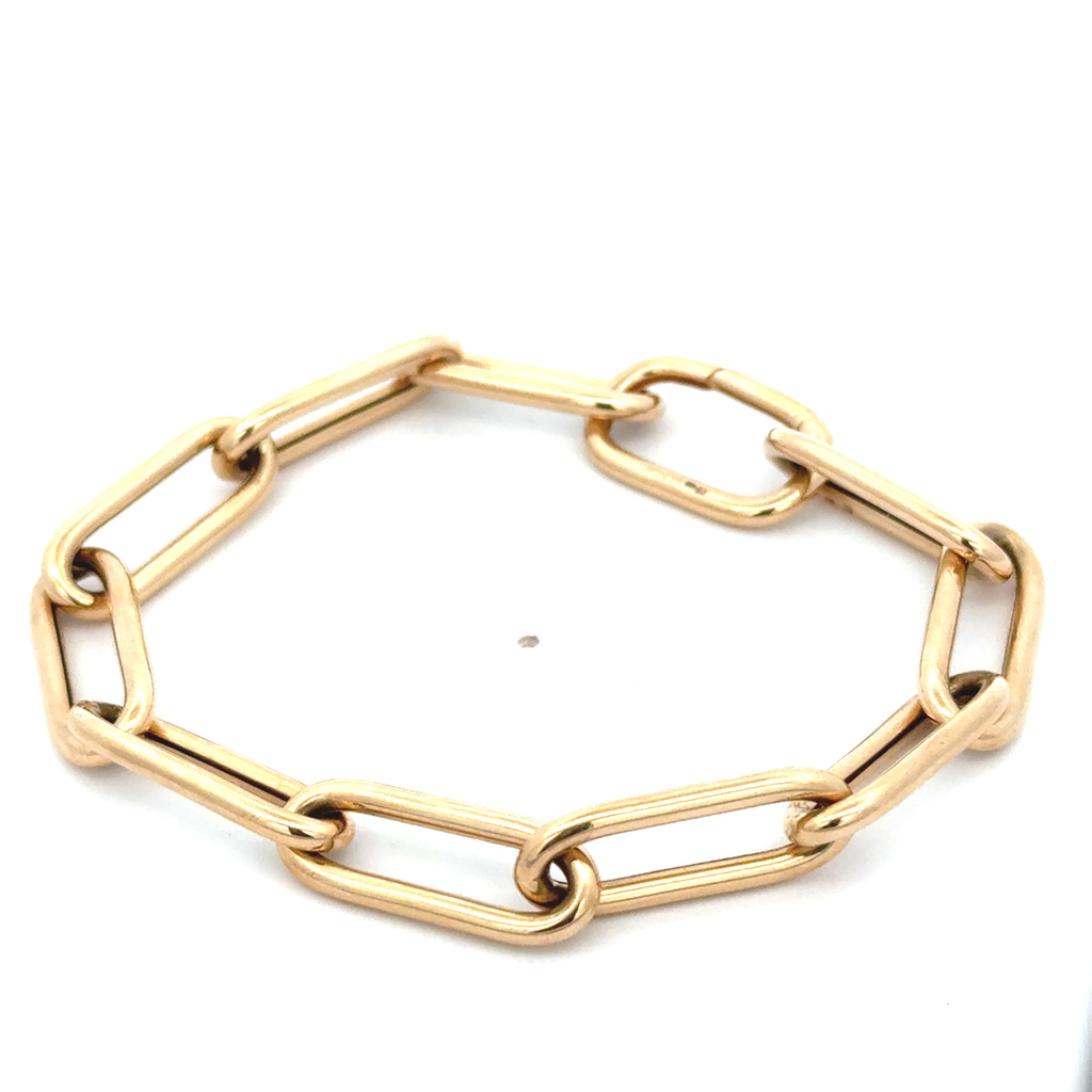 Žluté zlato náramek OČKA 20cm