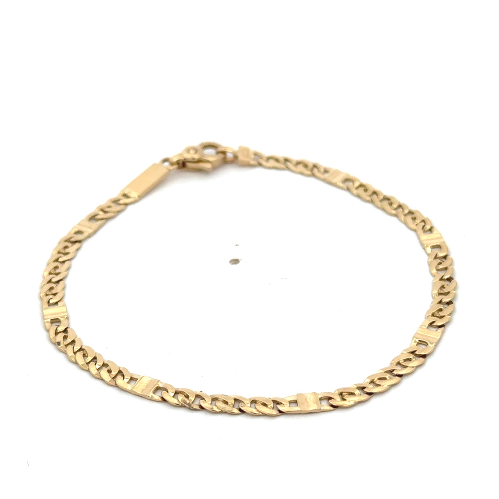 Žluté zlato náramek
