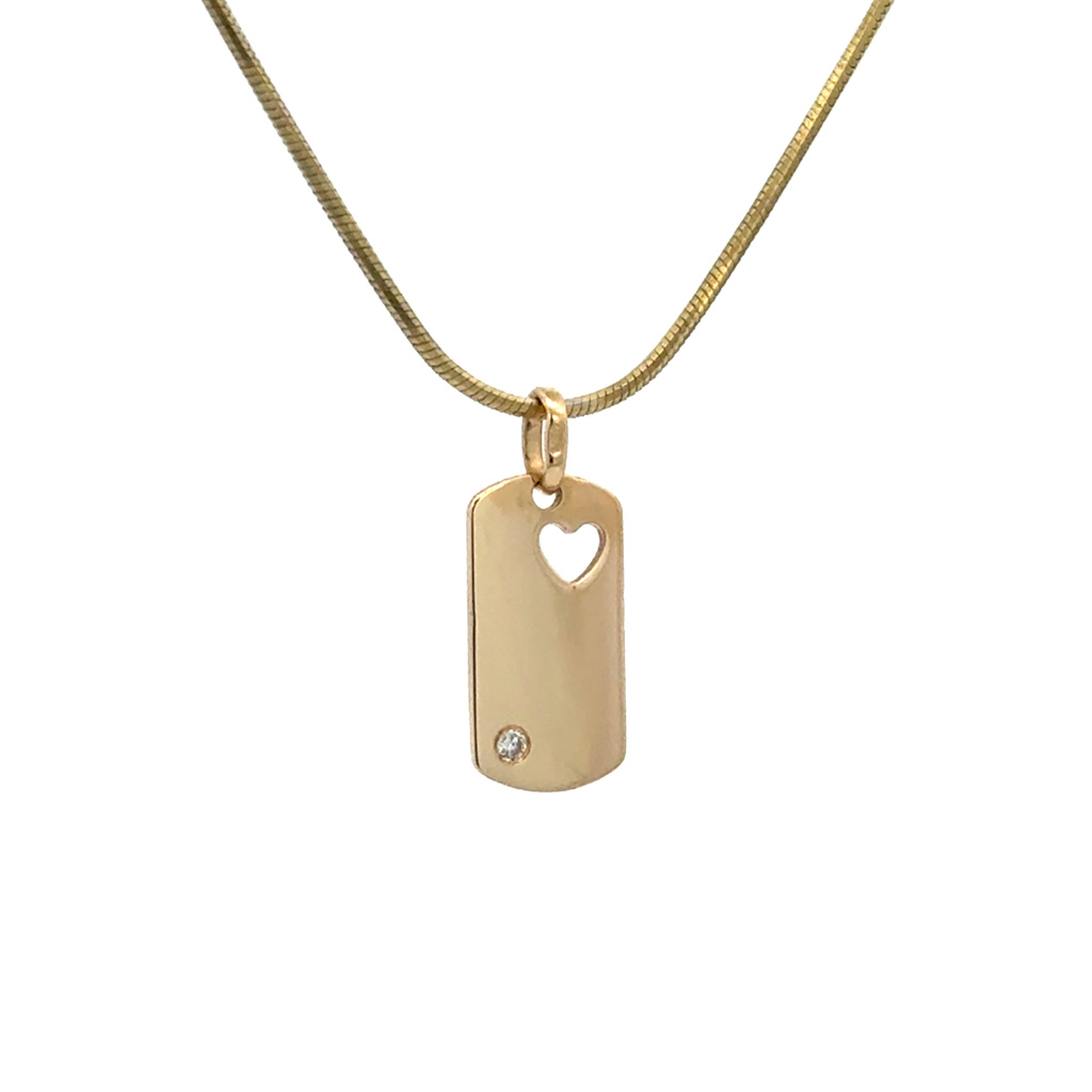 Žluté zlato přívěsek