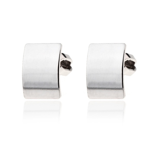 Stříbrné náušnice na šroubek