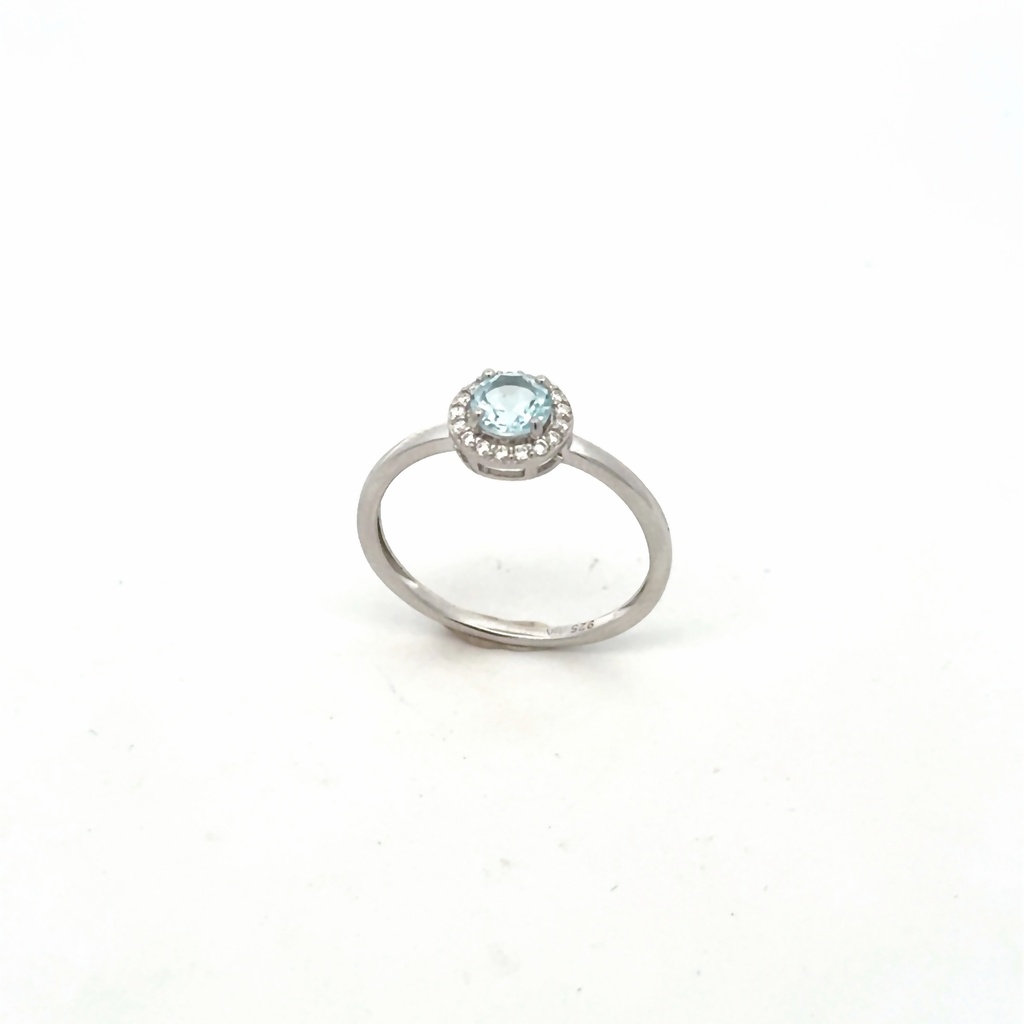 Stříbrný prsten s TOPAZEM