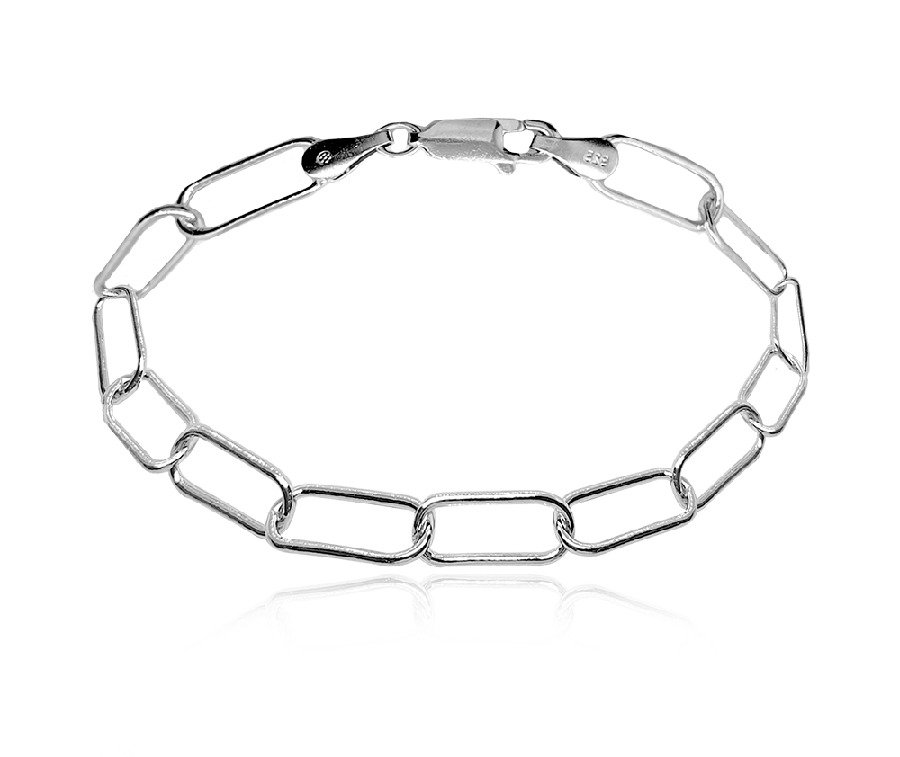 MINET Stříbrný náramek v italském stylu