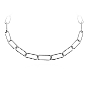 MINET Stříbrný náhrdelník v italském stylu