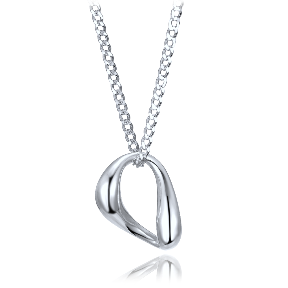 MINET Elegantní stříbrný náhrdelník