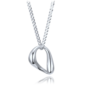 MINET Elegantní stříbrný náhrdelník