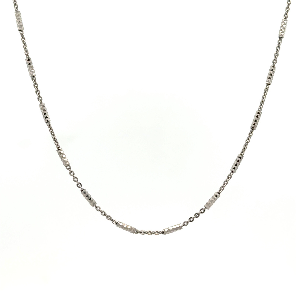 Stříbrný ozdobný řetízek