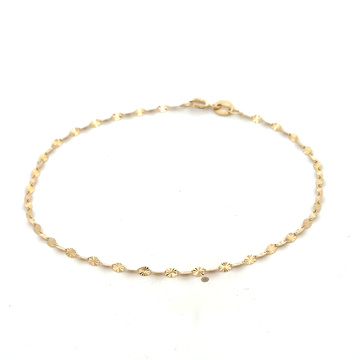 Žluté zlato náramek jemný ozdobný