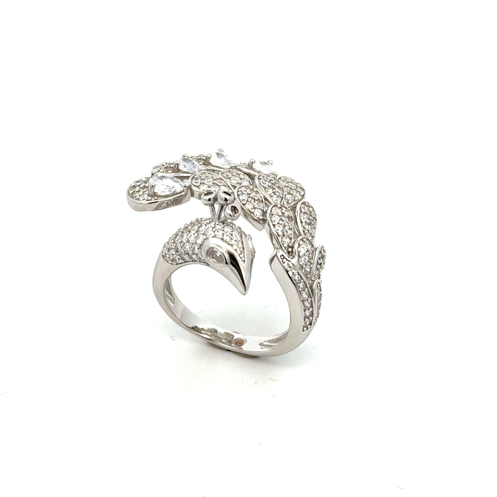 Stříbrný prsten PÁV