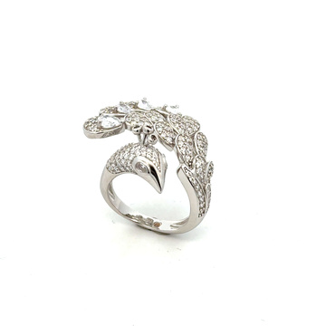 Stříbrný prsten PÁV