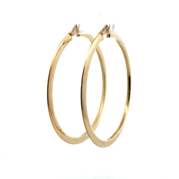 Žluté zlato kruhy široké 5,9cm