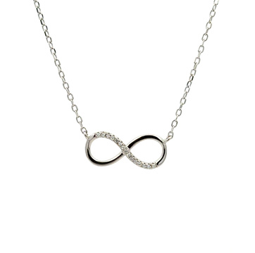 Stříbrný náhrdelník NEKONEČNO 42+3cm