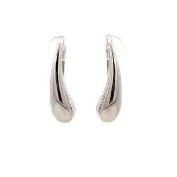 Stříbrné náušnice kapky na franc. zapínání