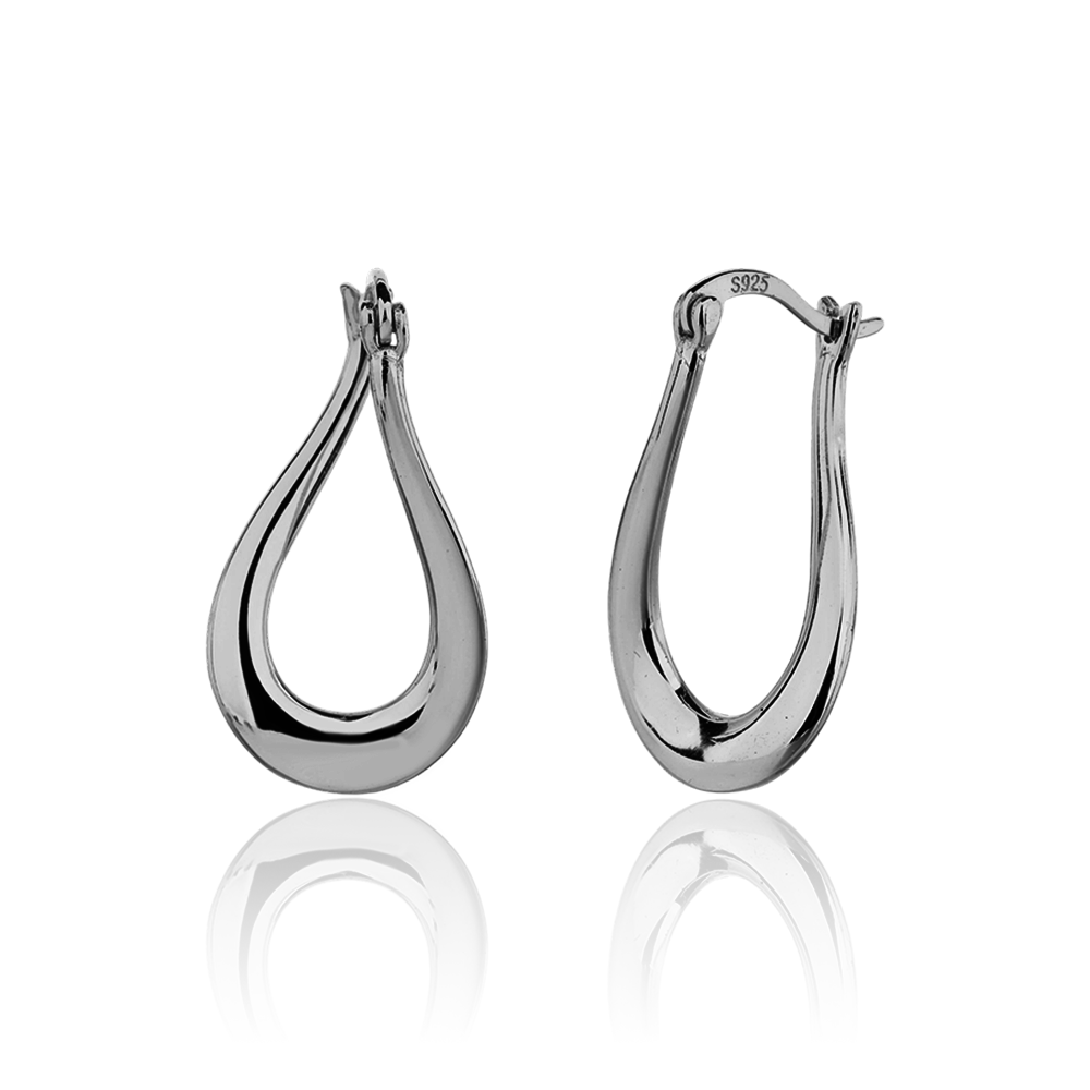 Stříbrné náušnice kroucené