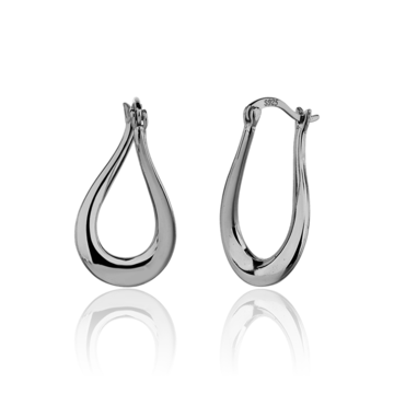 Stříbrné náušnice kroucené