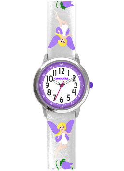 Dívčí hodinky s fialovými vílami CLOCKODILE FAIRIES CWG5082