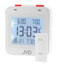 Rádiem řízený budík JVD RB3552.1