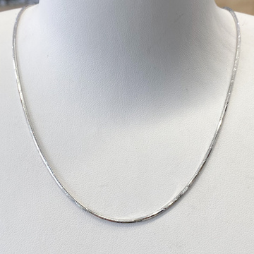Stříbrný řetízek lanko broušené 45cm
