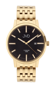Náramkové hodinky JVD JE2004.4 titan gold