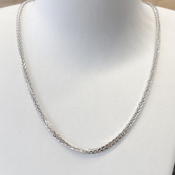 Stříbrný řetízek SPIGA hranatý tvar 45cm