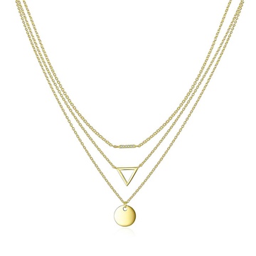 Moiss stříbrný náhrdelník BEATRIZ GOLD N0000364