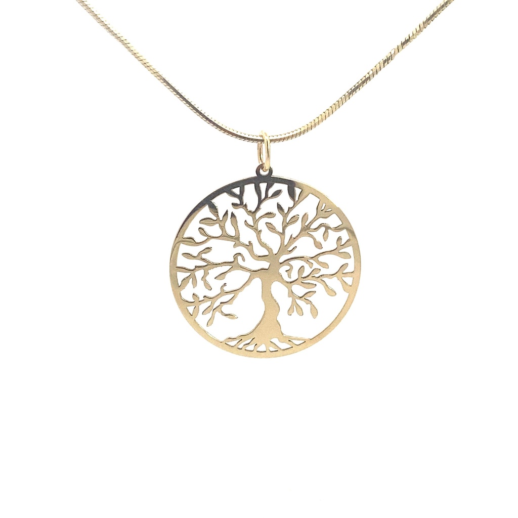 Žluté zlato přívěsek STROM ŽIVOTA