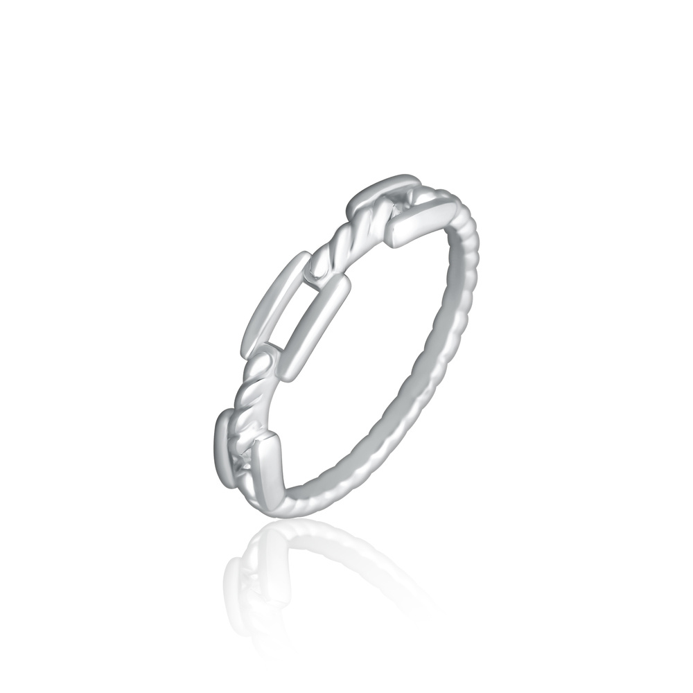 Stříbrný prsten bez kamínků