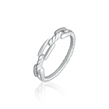 Stříbrný prsten bez kamínků