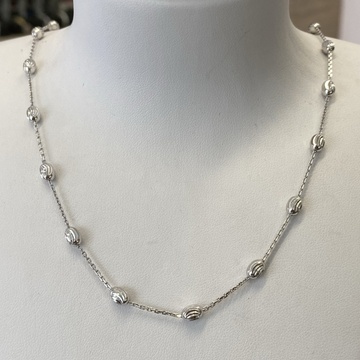 Stříbrný náhrdelník broušené kuličky 45cm