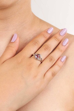 Moiss stříbrný prsten MARIYA s AMETYSTEM RG000066