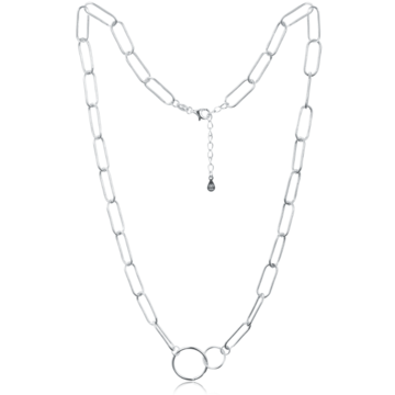 MINET Stříbrný náhrdelník v italském stylu