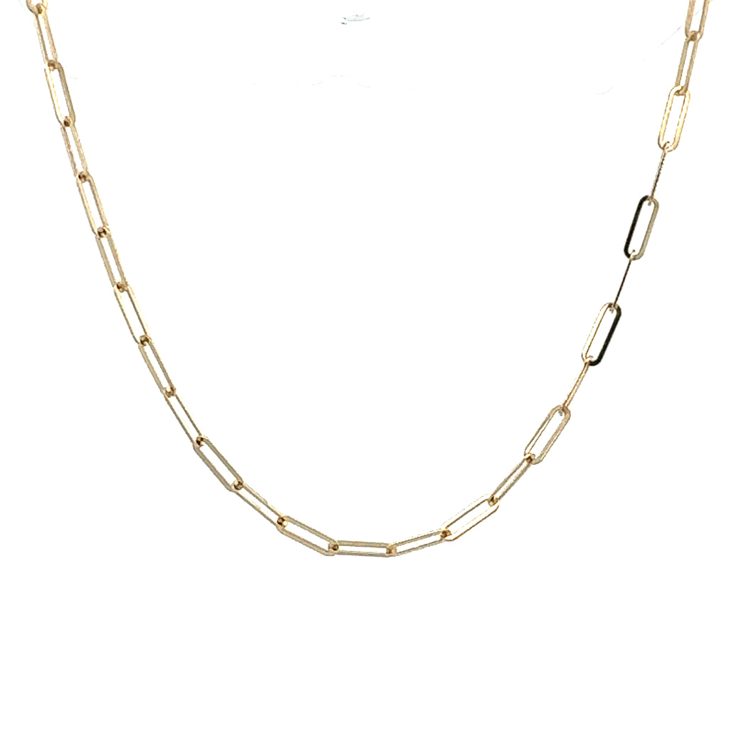 Žluté zlato řetízek OBDÉLNÍK