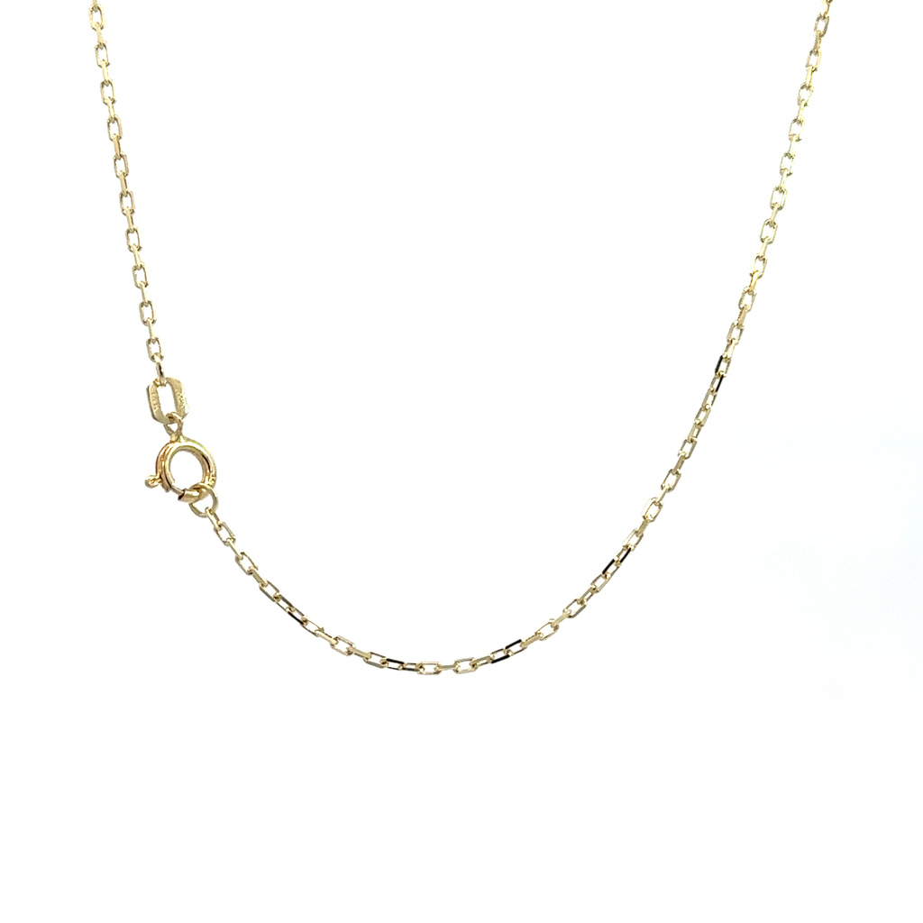 Žluté zlato řetízek ANKR 1,2mm přívěskový