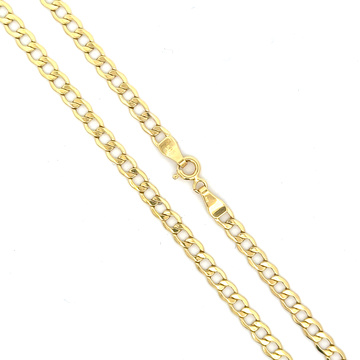 Žluté zlato řetízek PANCR 60cm (šířka 3,9mm)