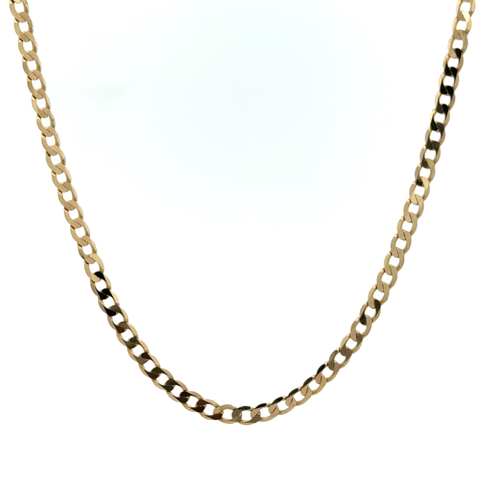 Žluté zlato řetízek PANCR 2,5mm  45cm