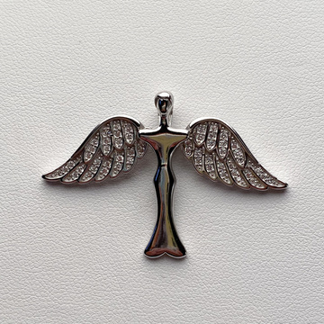 Stříbrný přívěsek anděl s pohyblivými křídly