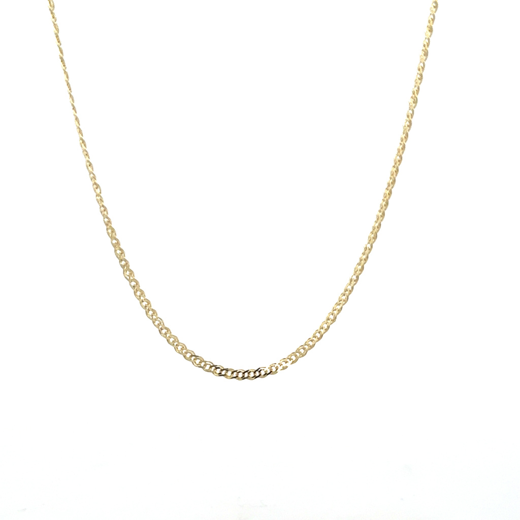 Žluté zlato řetízek ROMBO 1,8mm