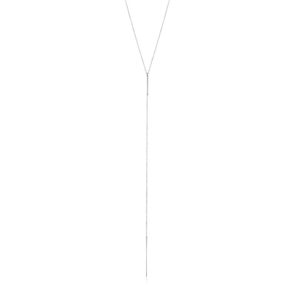 Stříbrný náhrdelník s tyčkou 45cm