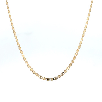 Žluté zlato ozdobný řetízek 