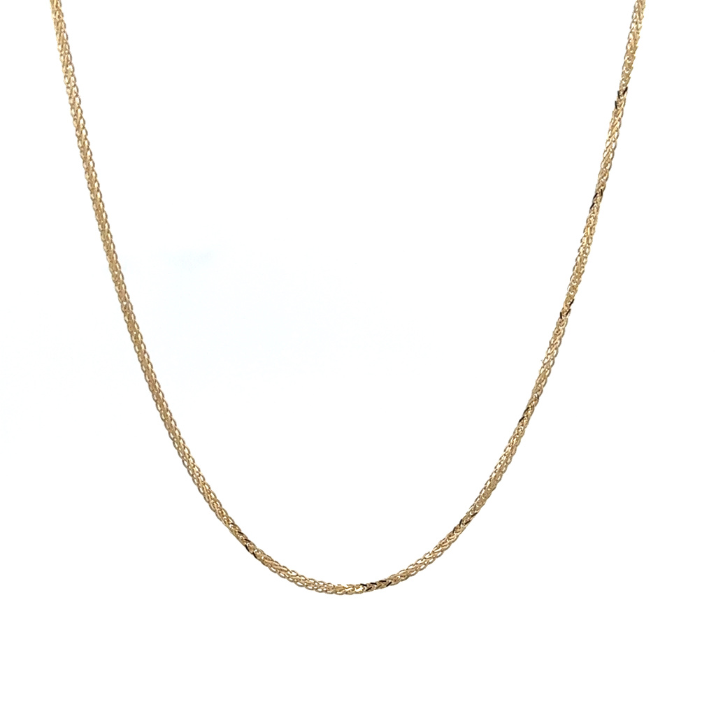 Žluté zlato řetízek SPIGA 0,9mm