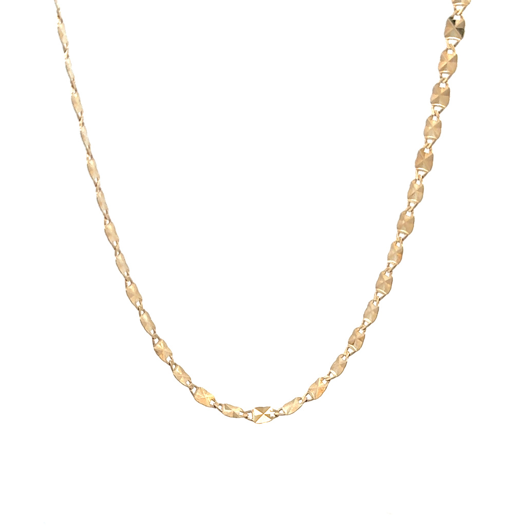 Žluté zlato řetízek ozdobný 3,5mm